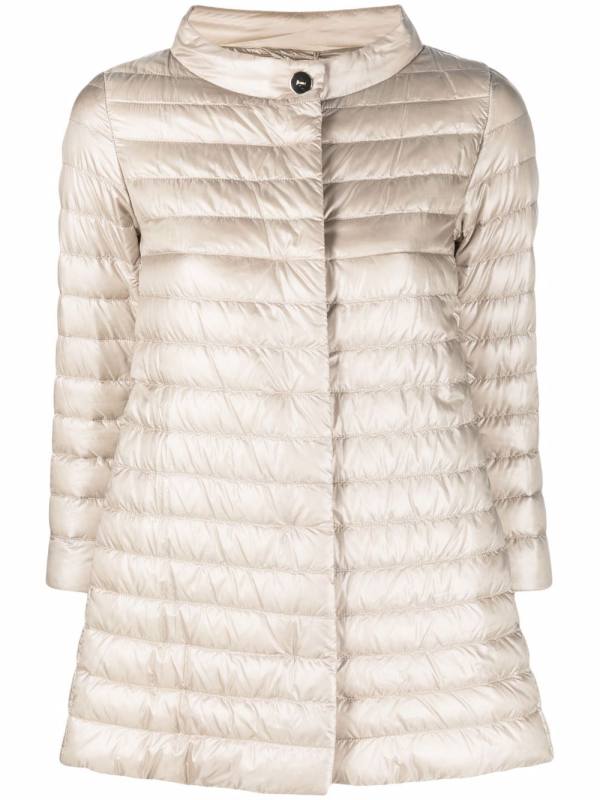 button-up padded coat