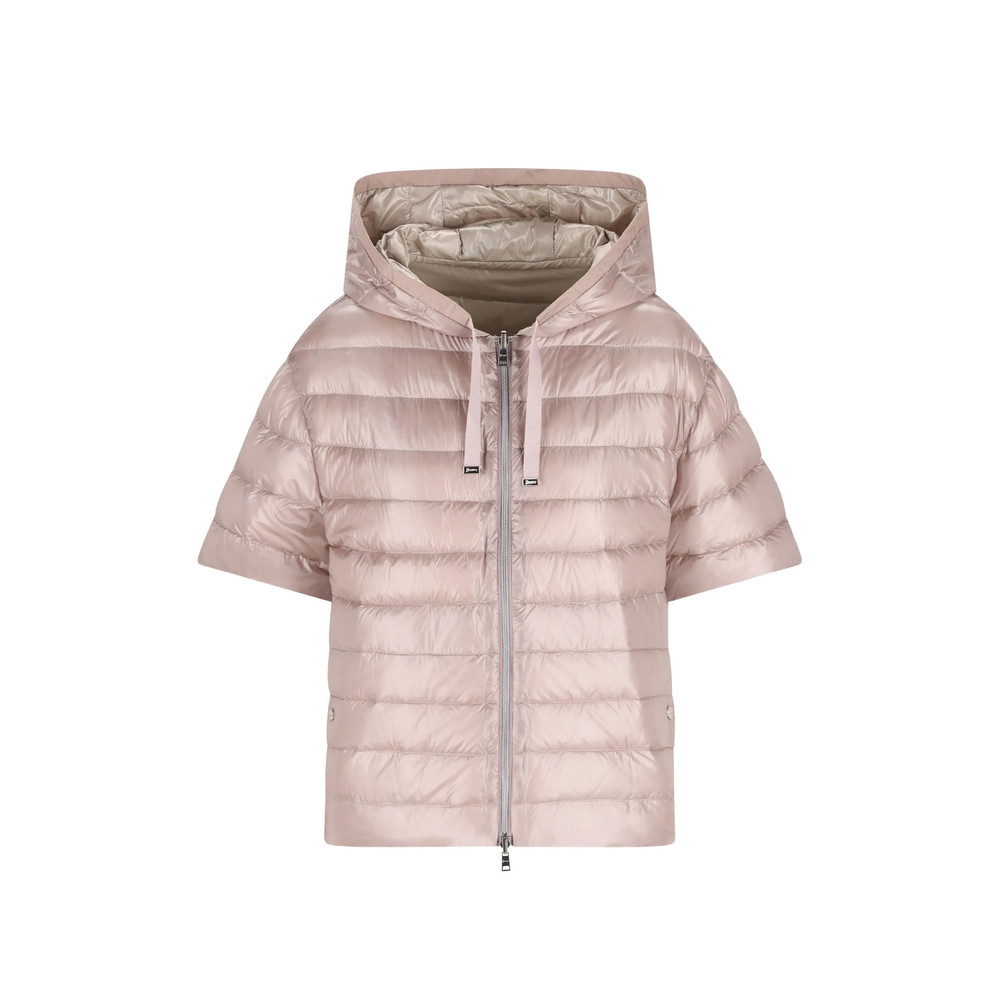 Herno Hooded Short-sleeve Coat