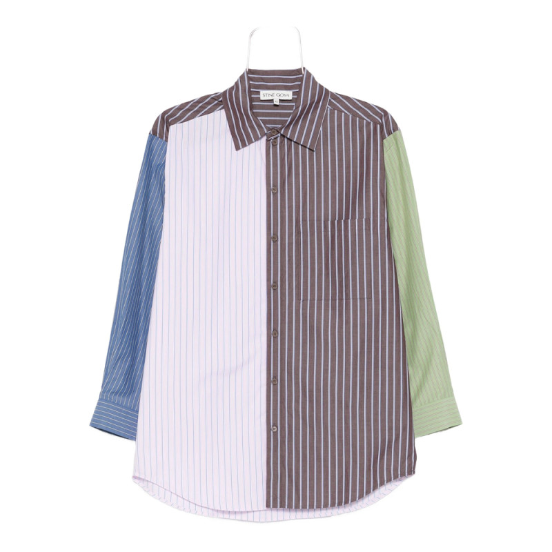 Stine Goya Striped Panelled Shirt