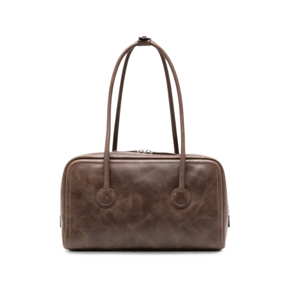 Margesherwood Logo-embossed Leather Shoulder Bag