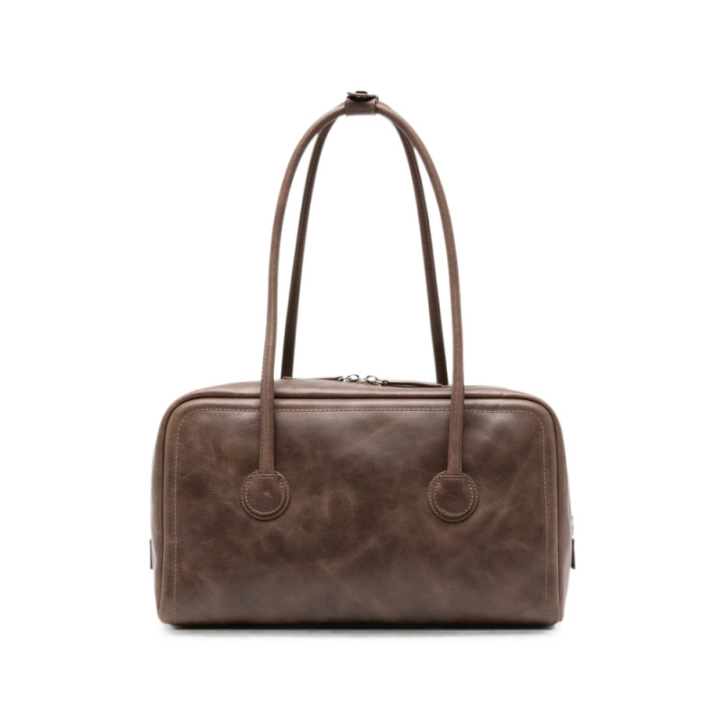 Margesherwood Logo-embossed Leather Shoulder Bag