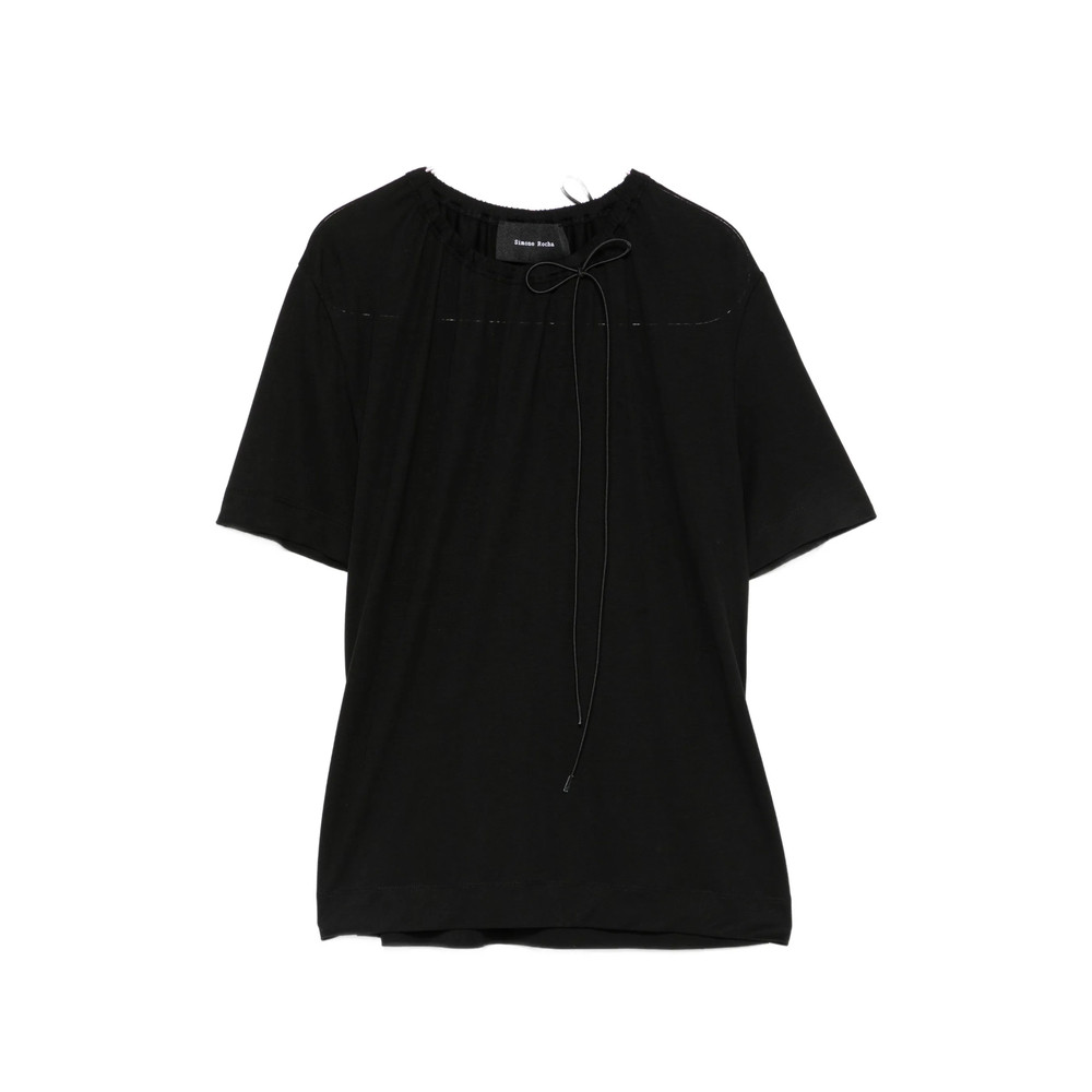 Simone Rocha Bow-detail T-shirt