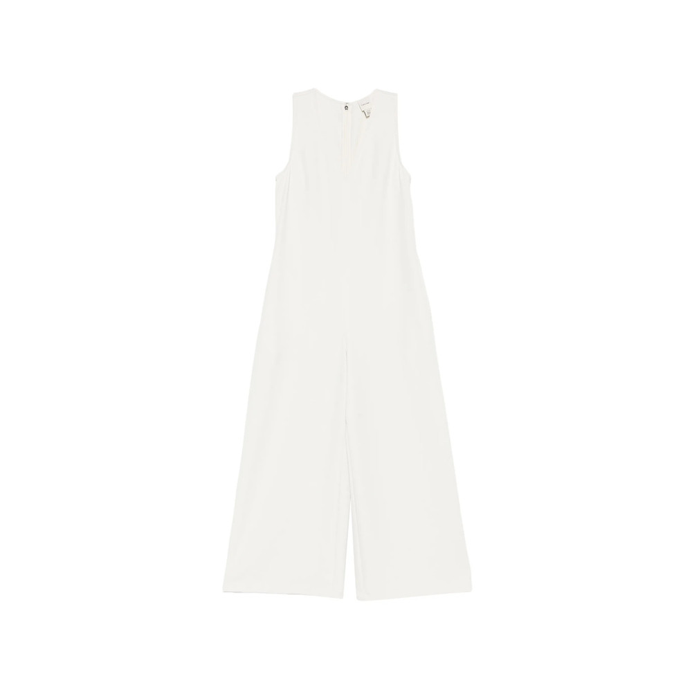 Calvin Klein V-neck Sleeveless Jumpsuit