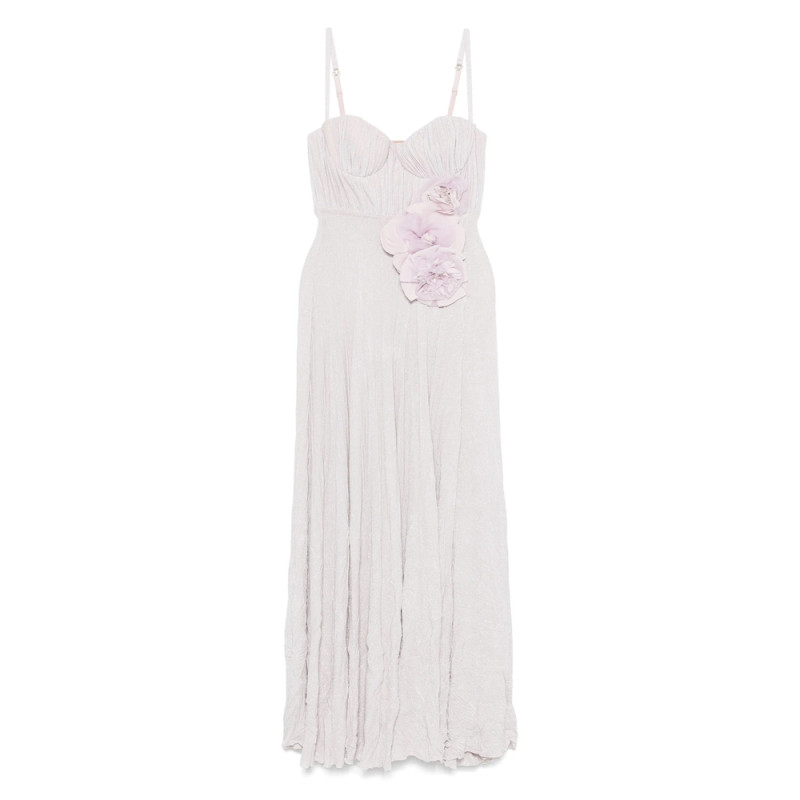 Elisabetta Franchi Floral-appliqué Gown