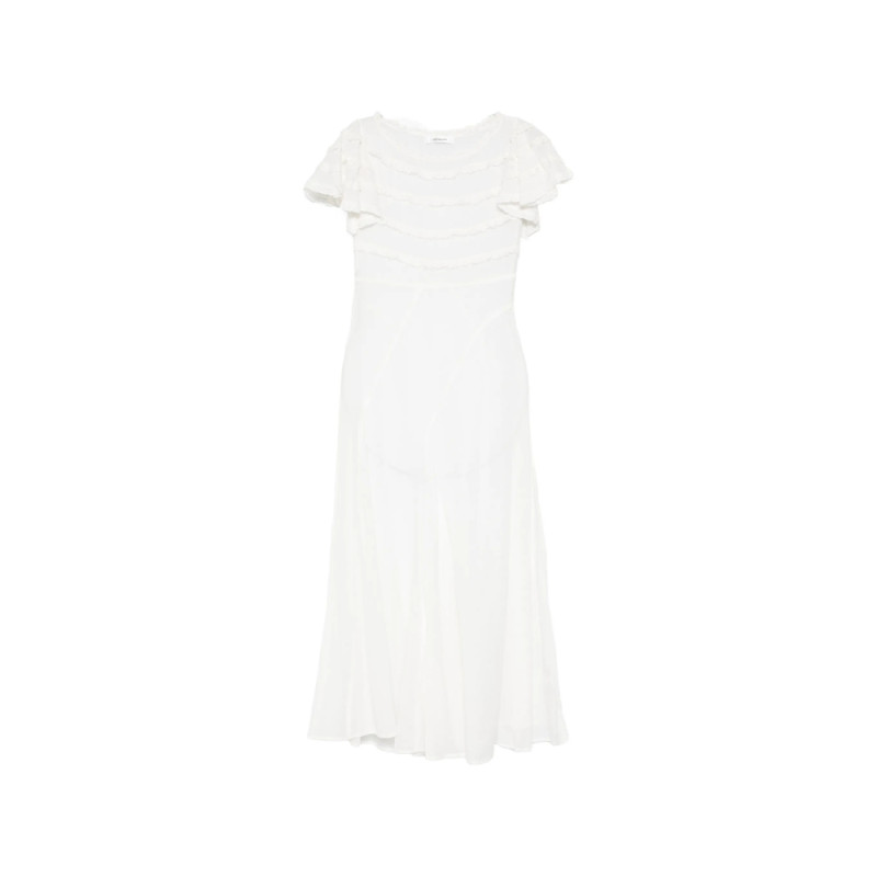 Gimaguas Mary Ruffled Midi Dress