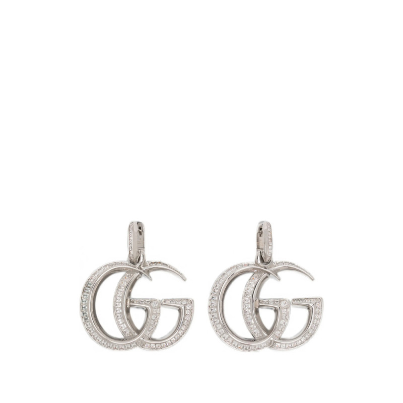 Gucci GG Marmont Crystal-embellished Earrings