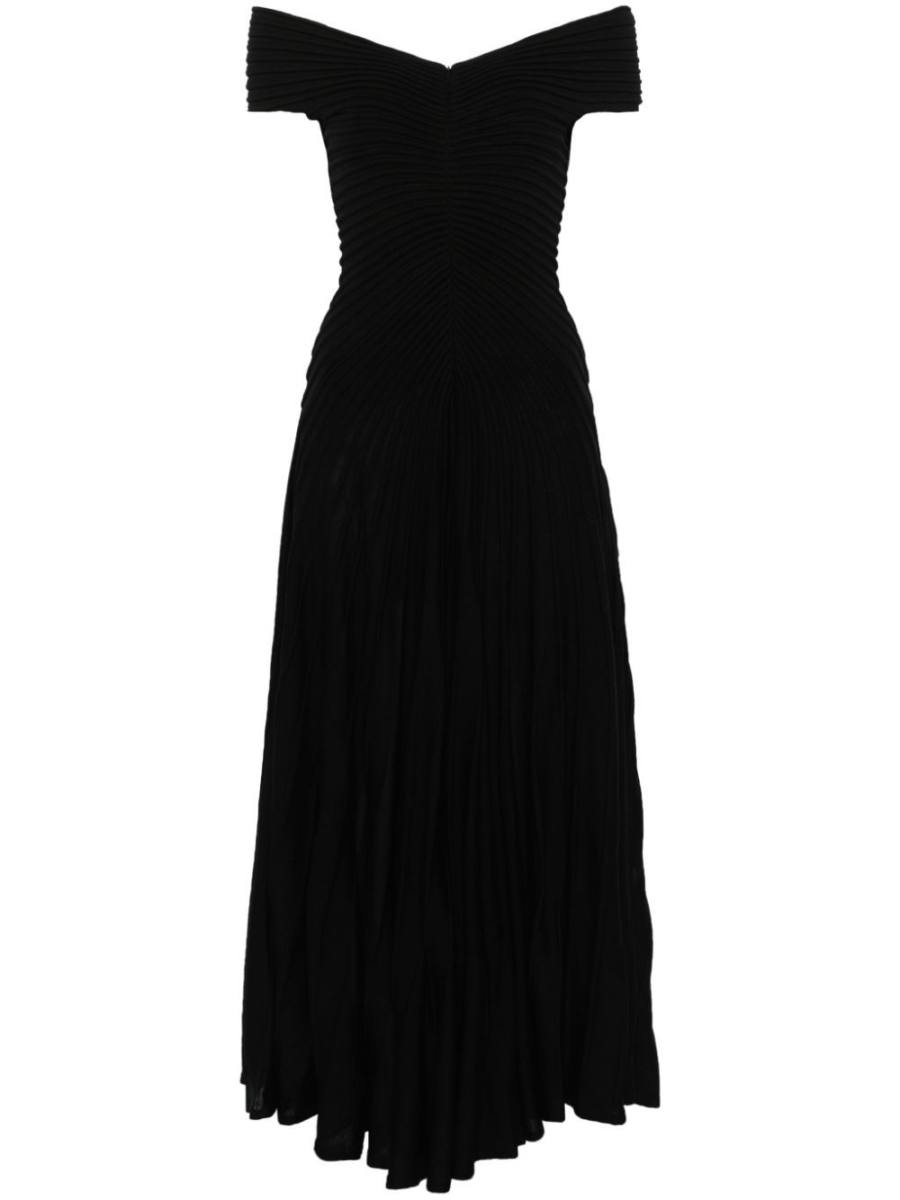 textured knit maxi dress