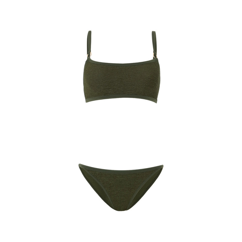 Hunza G Iris Crinkle-effect Bikini