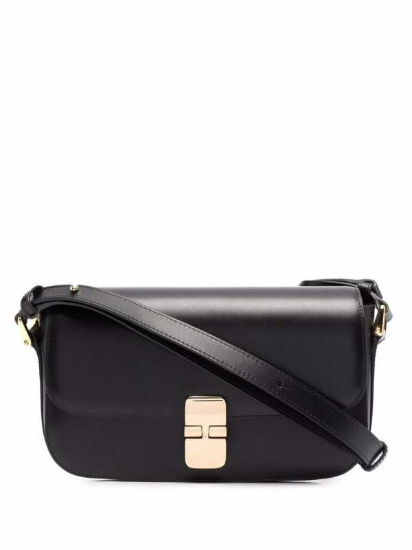 Grace leather shoulder bag