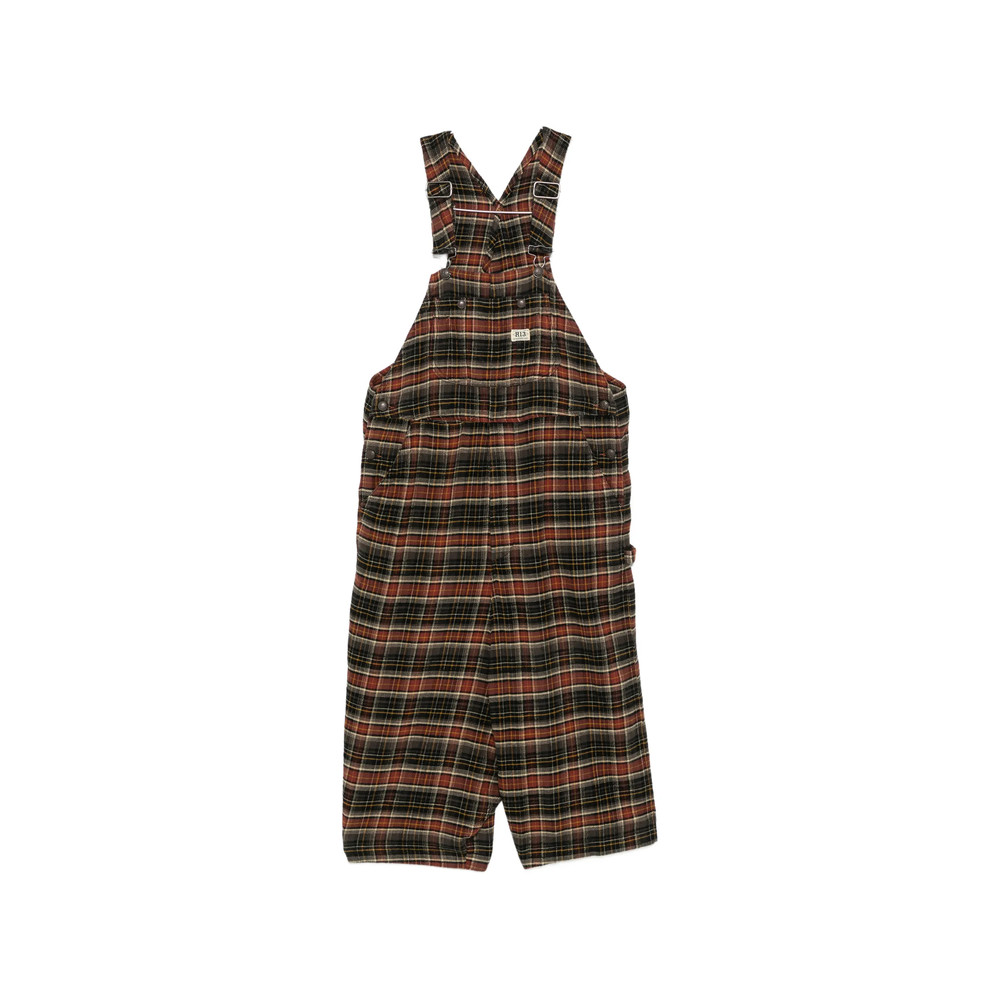 R13 Plaid-print Jumpsuit