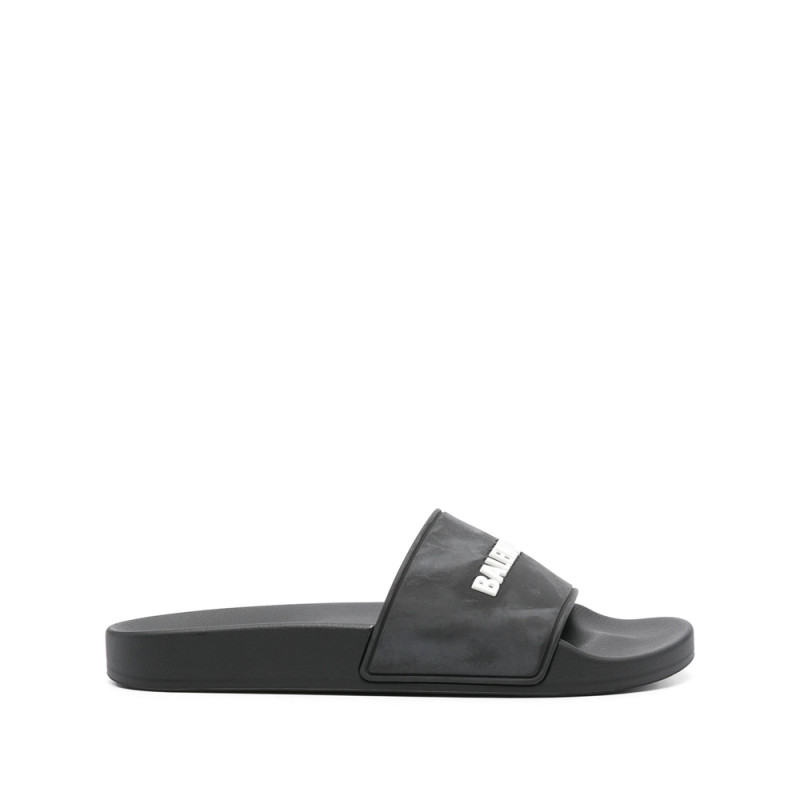 Balenciaga Logo-embossed Pool Slides