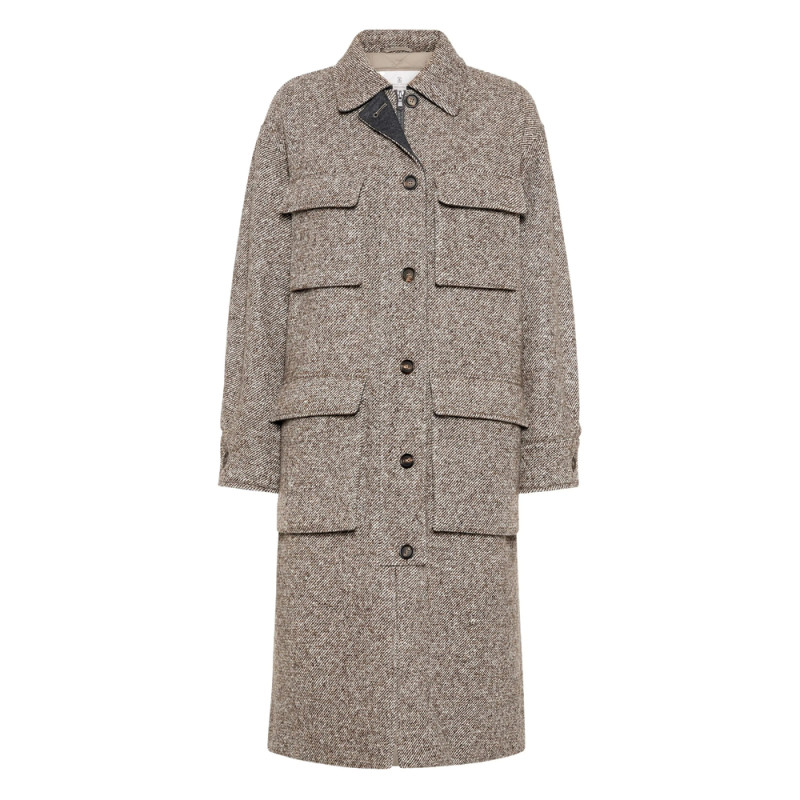 Brunello Cucinelli Herringbone Pocket Jacket