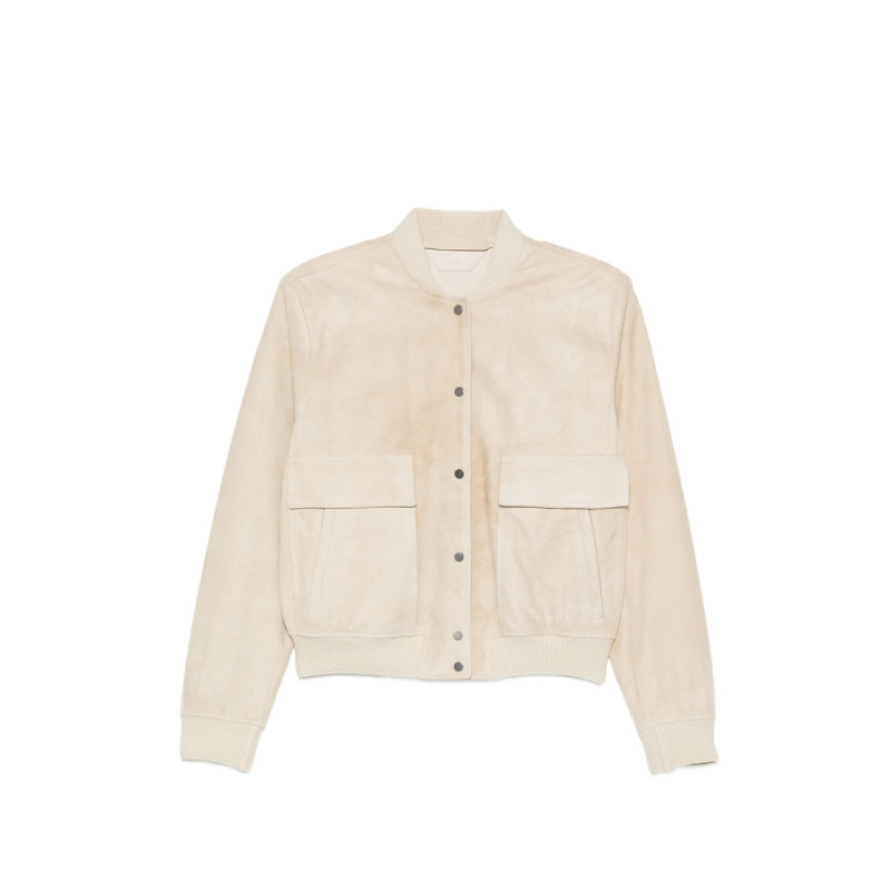 Santoro Flap-pocket Buttoned Bomber Jacket