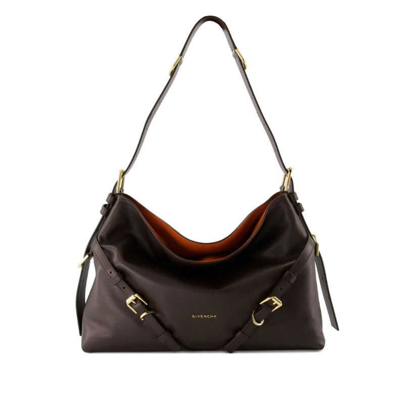 Givenchy Medium Voyou Buckle-fastening Calfskin Shoulder Bag
