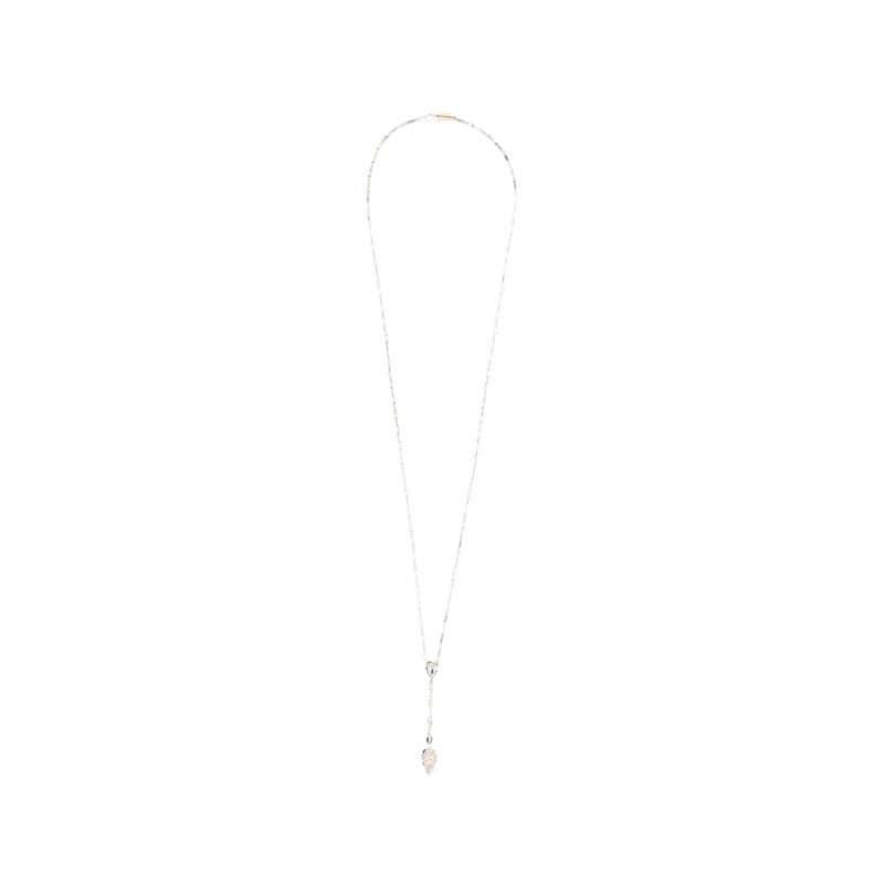 Alexander Mcqueen Skull Zirconia-embellished Necklace