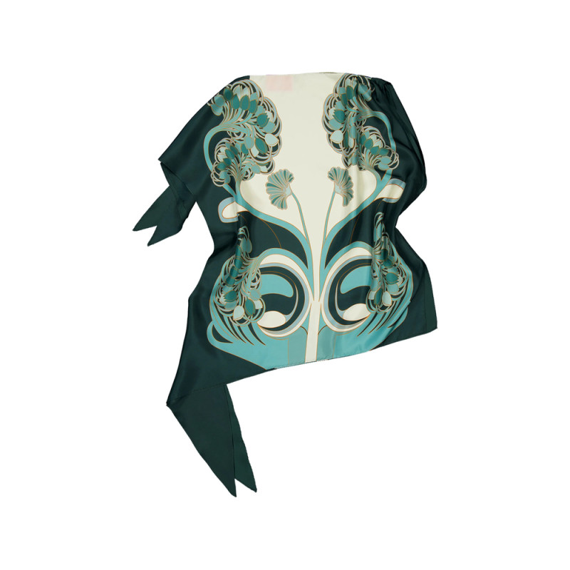 La Double J Printed Silk Scarf