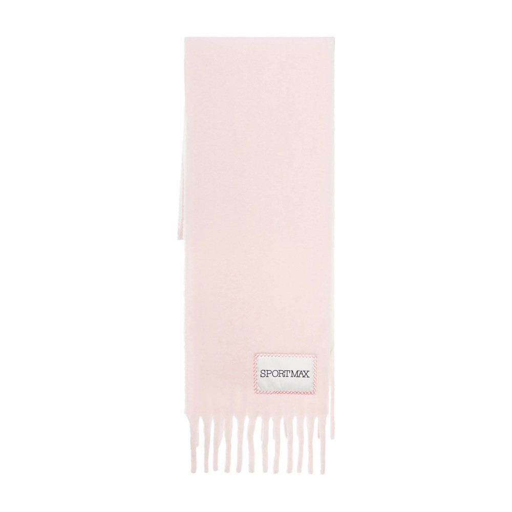 Sportmax Fringed Alpaca Scarf
