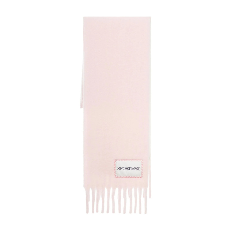 Sportmax Fringed Alpaca Scarf
