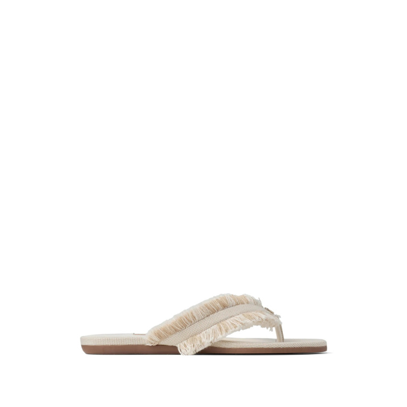 Jimmy Choo Fringed Bay Flat Sandals