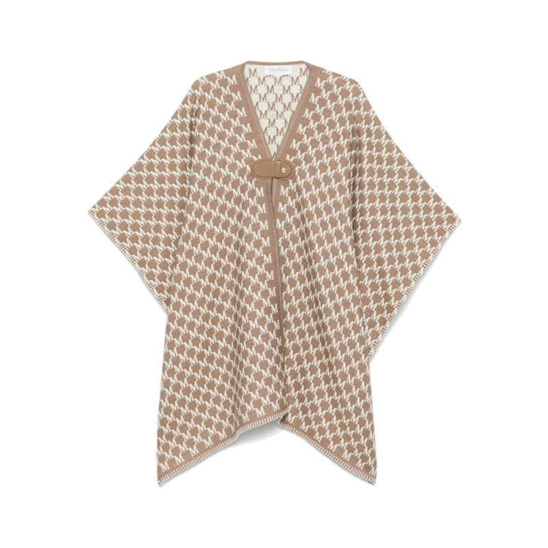 Max Mara Monogram-pattern Cape
