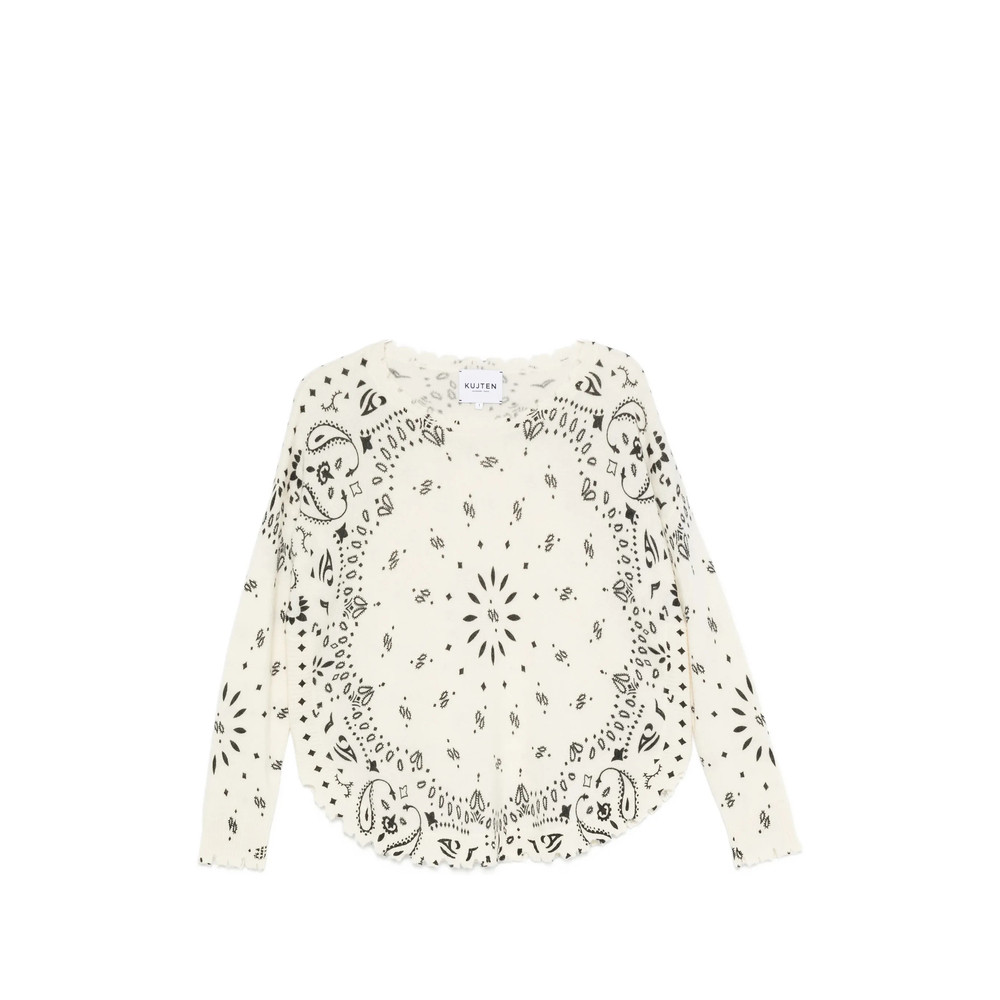 Kujten Mela Bandana Distressed Sweater