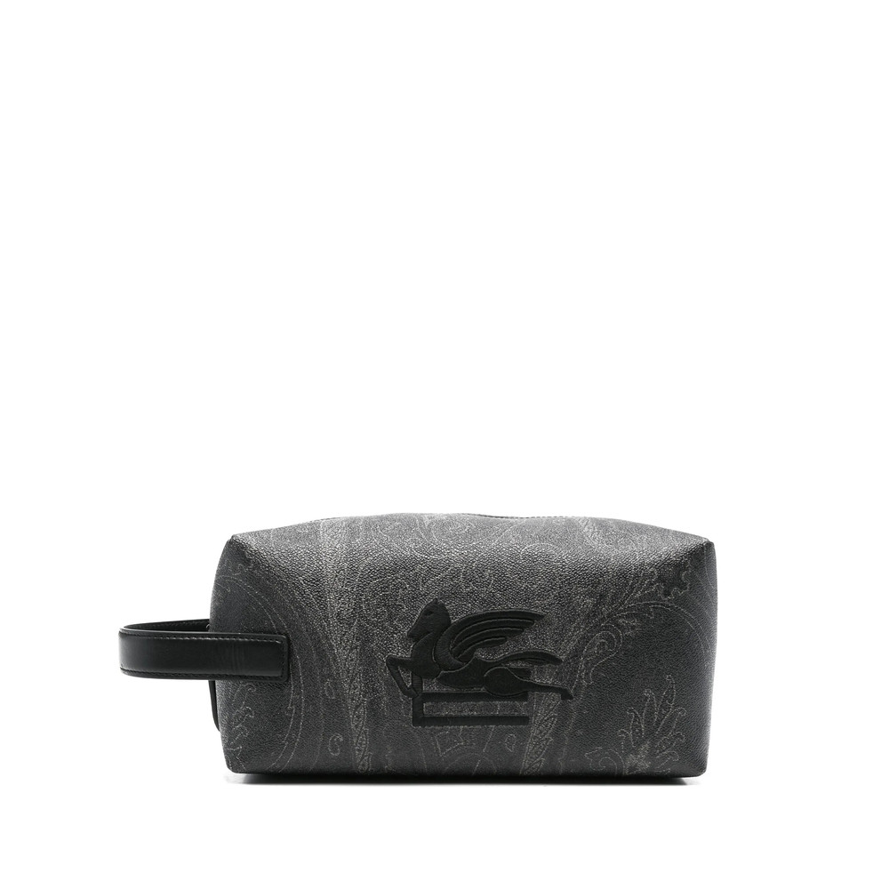 Etro Embroidered-logo Wash Bag