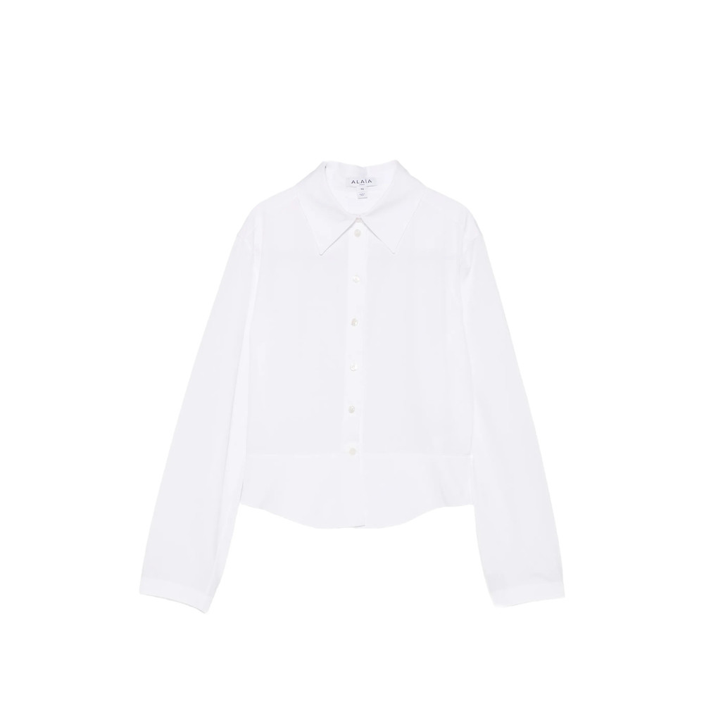Alaïa Fitted Peplum-hem Shirt
