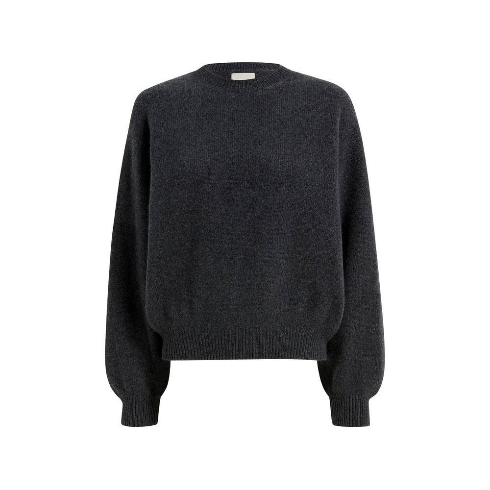 Khaite Margaux Sweater In Charcoal