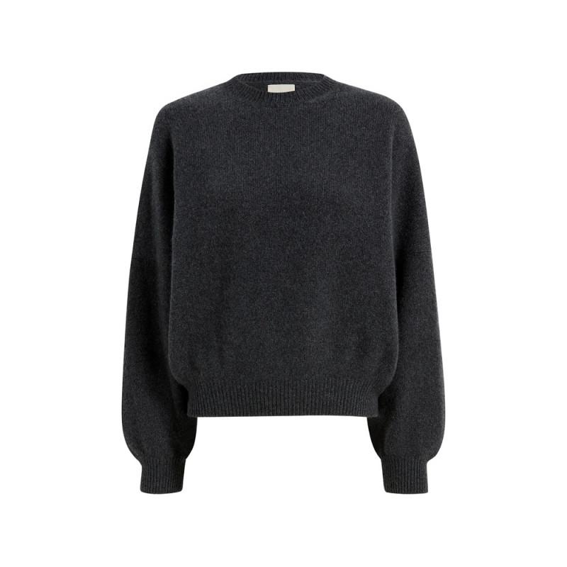 Khaite Margaux Sweater In Charcoal