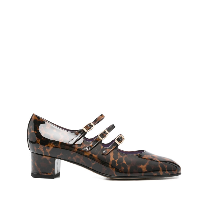 Carel Paris 35mm Kina Leopard-print Pumps