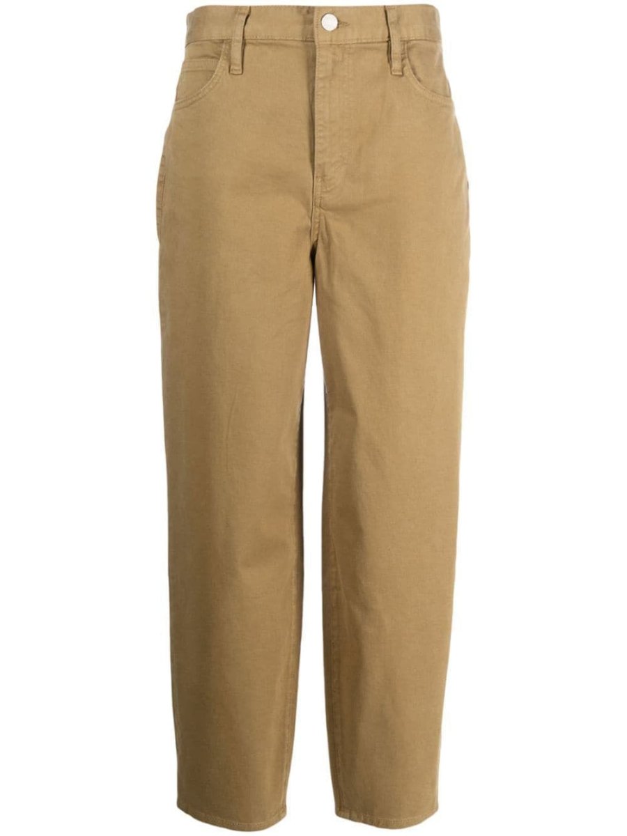 Ultra high-rise tapered jeans