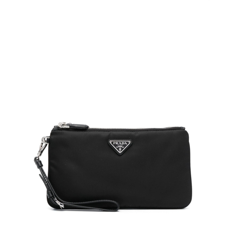 Prada Re-Nylon Partitioned Clutch