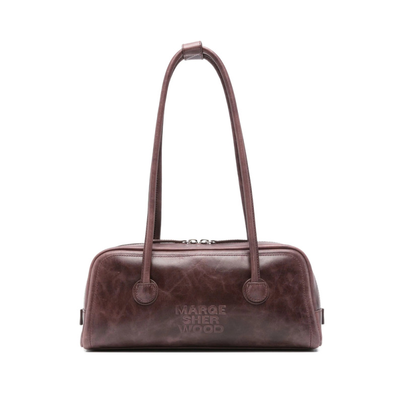 Margesherwood Embossed-logo Leather Shoulder Bag