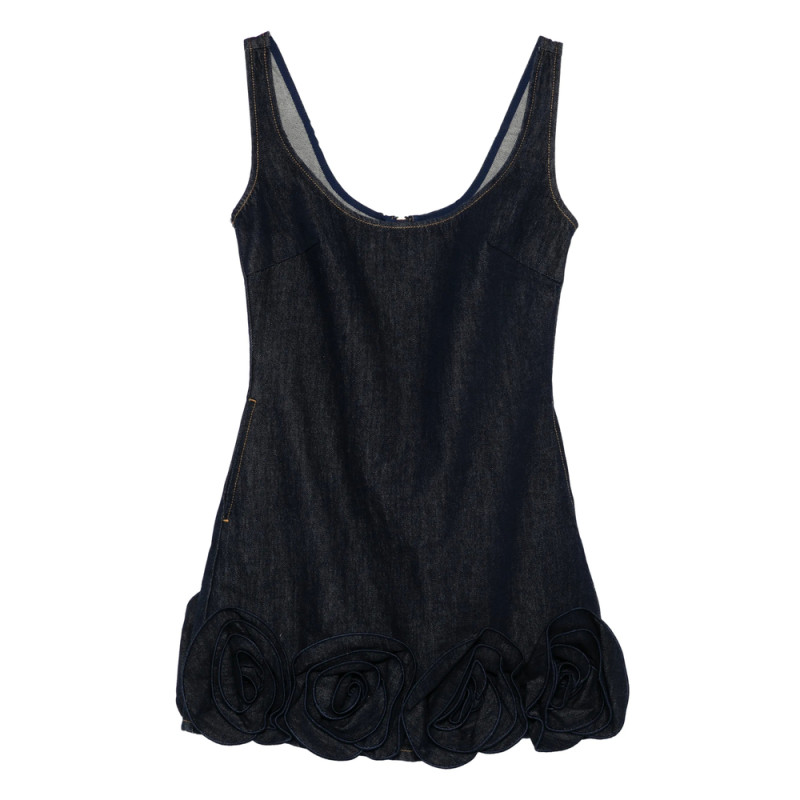 Self-portrait Floral-appliqué Mini Dress