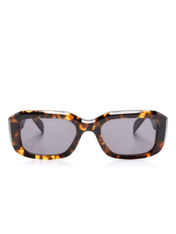 Sagrado Burnt Havana rectangle-frame sunglasses