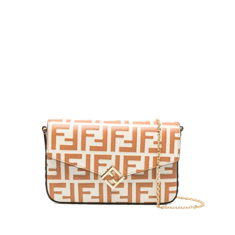 Fendi FF Diamonds Flap Crossbody Bag