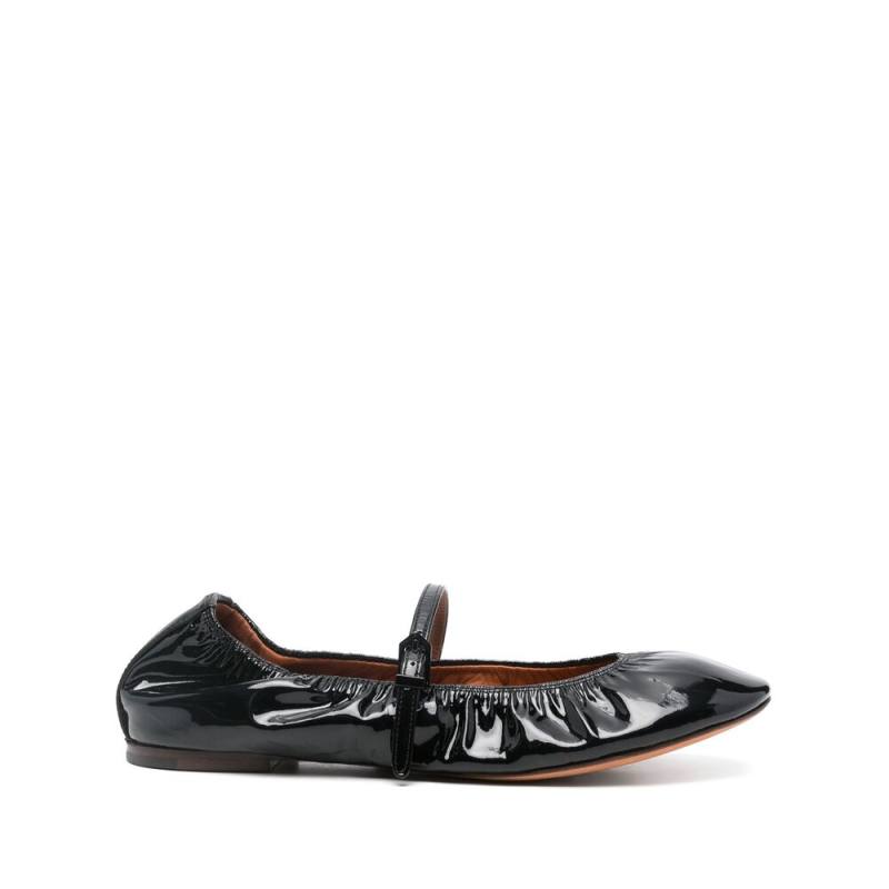 Lanvin Mary Jane Glossy Ballet Flats