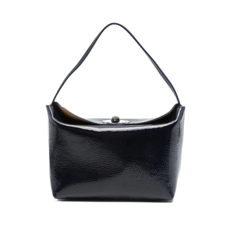 Christopher Esber Turnlock Patent-leather Mini Tote Bag
