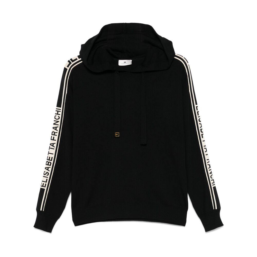 Elisabetta Franchi Contrast-band Hoodie