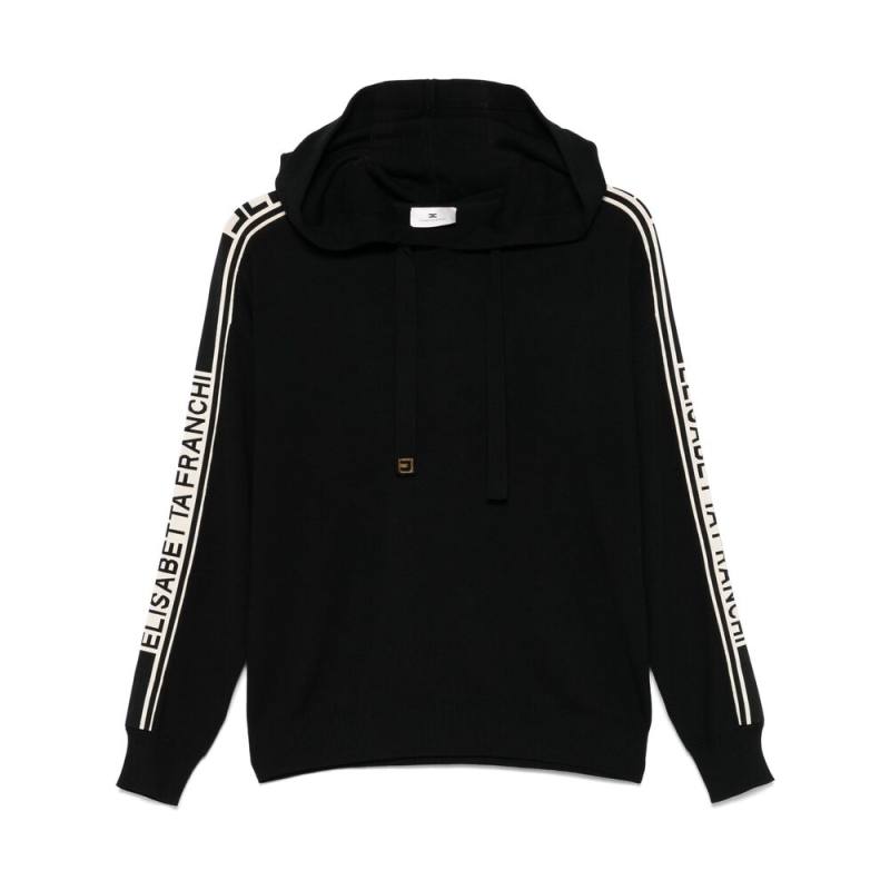 Elisabetta Franchi Contrast-band Hoodie