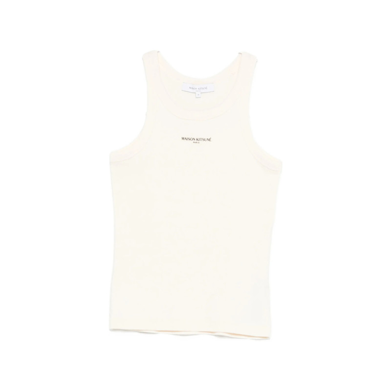 Maison Kitsuné Logo-detail Tank Top