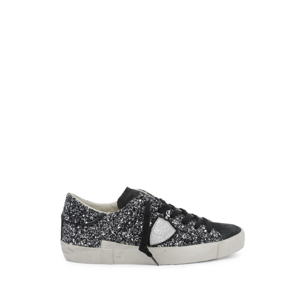 Philippe Model Prsx Sequin-embellished Sneakers