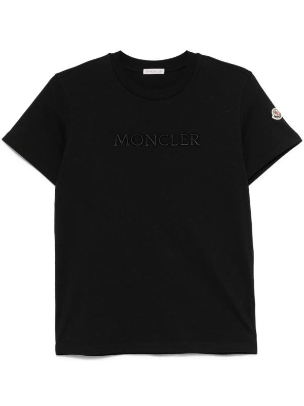 logo-embroidered cotton T-shirt
