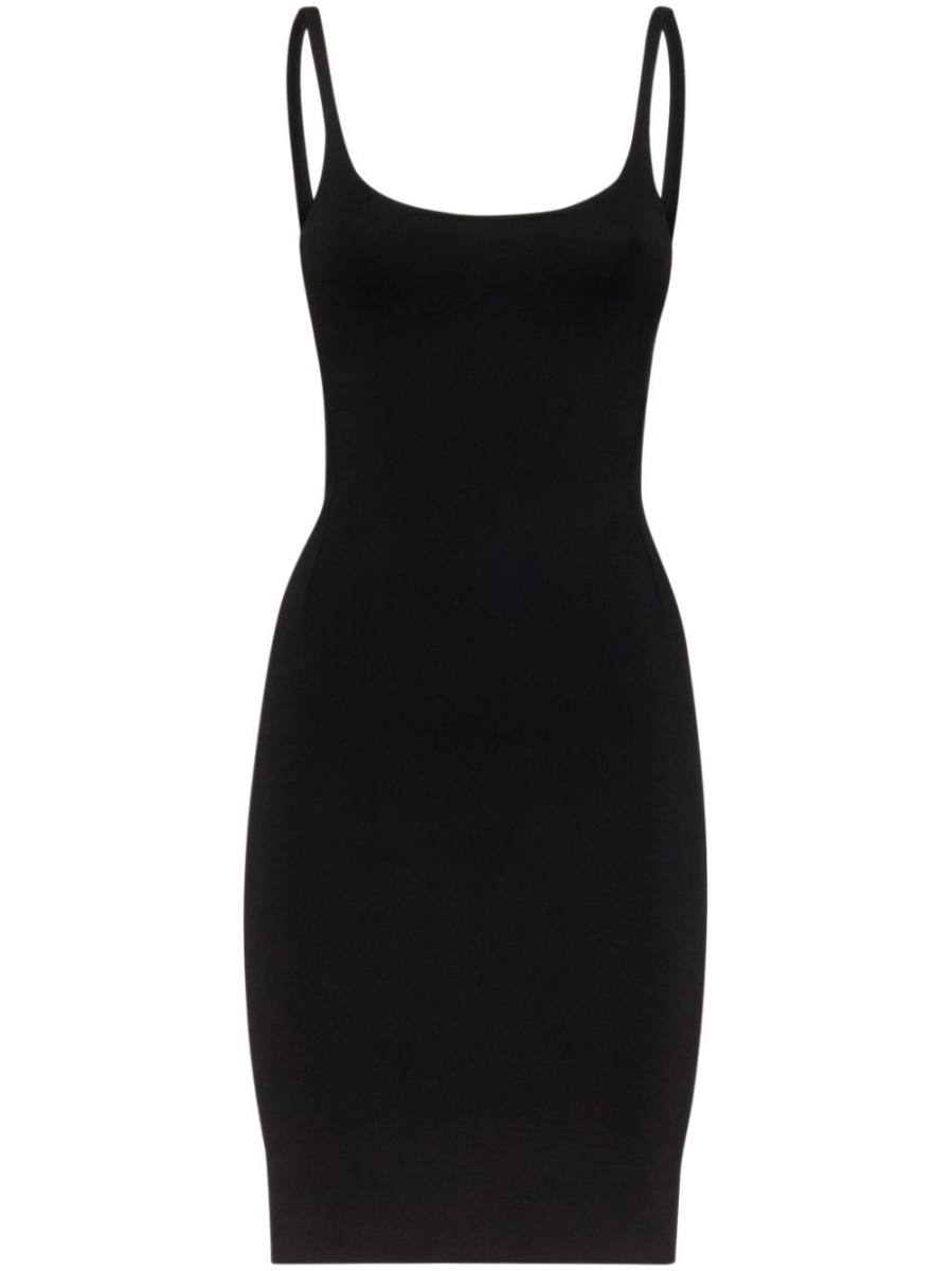 sleeveless midi dress