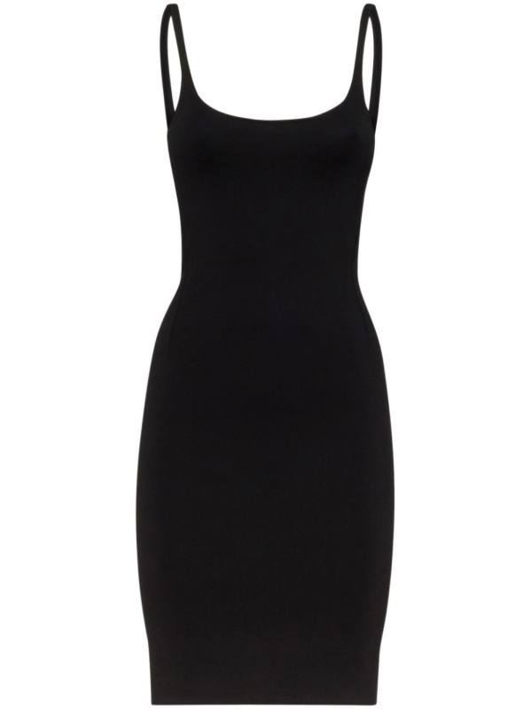 sleeveless midi dress