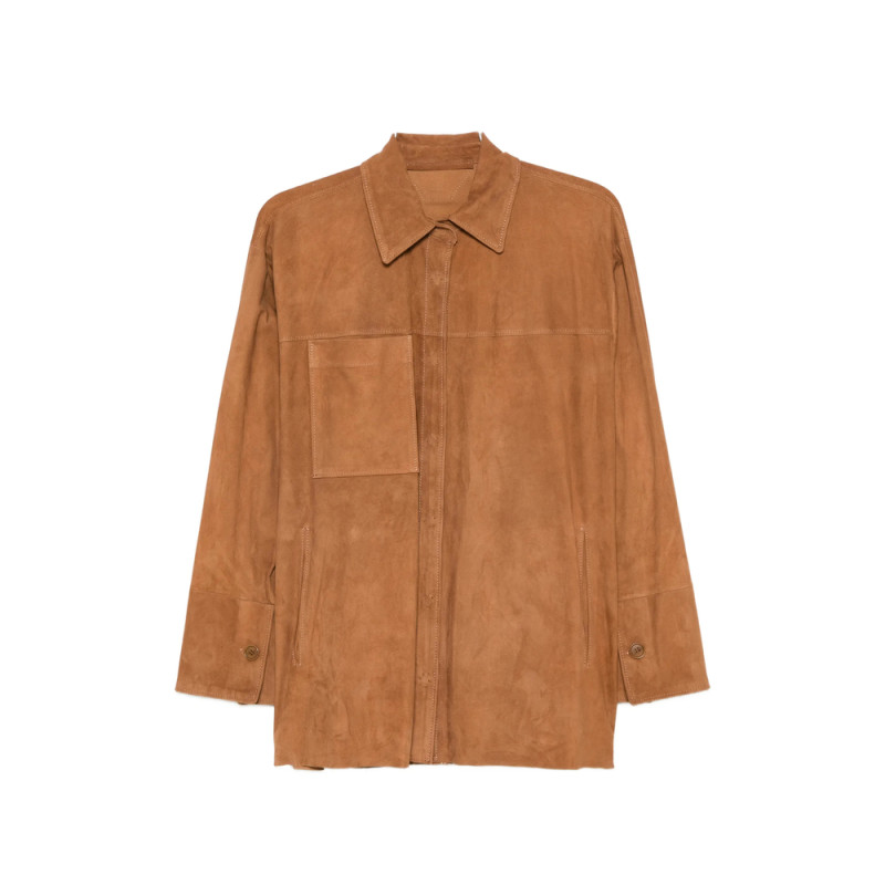 Santoro Leather Shirt Jacket