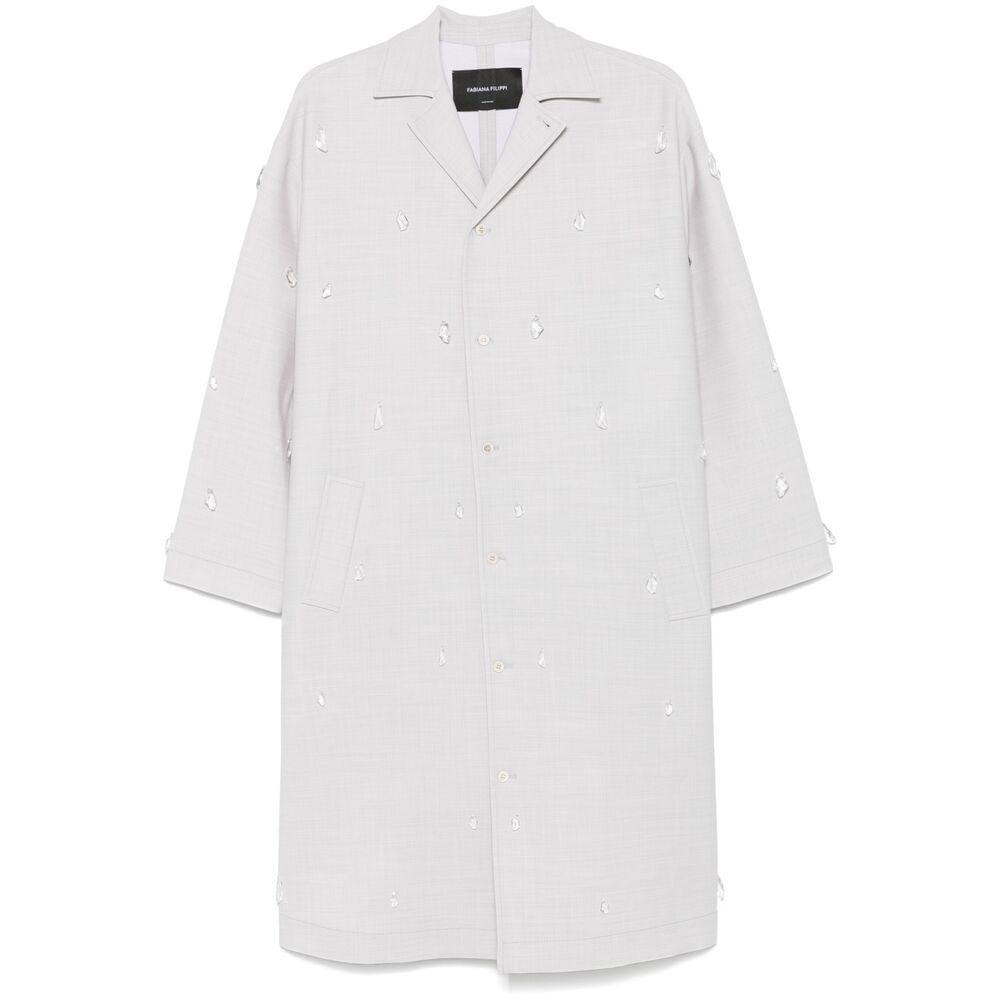 Fabiana Filippi Crystal-embellished Coat
