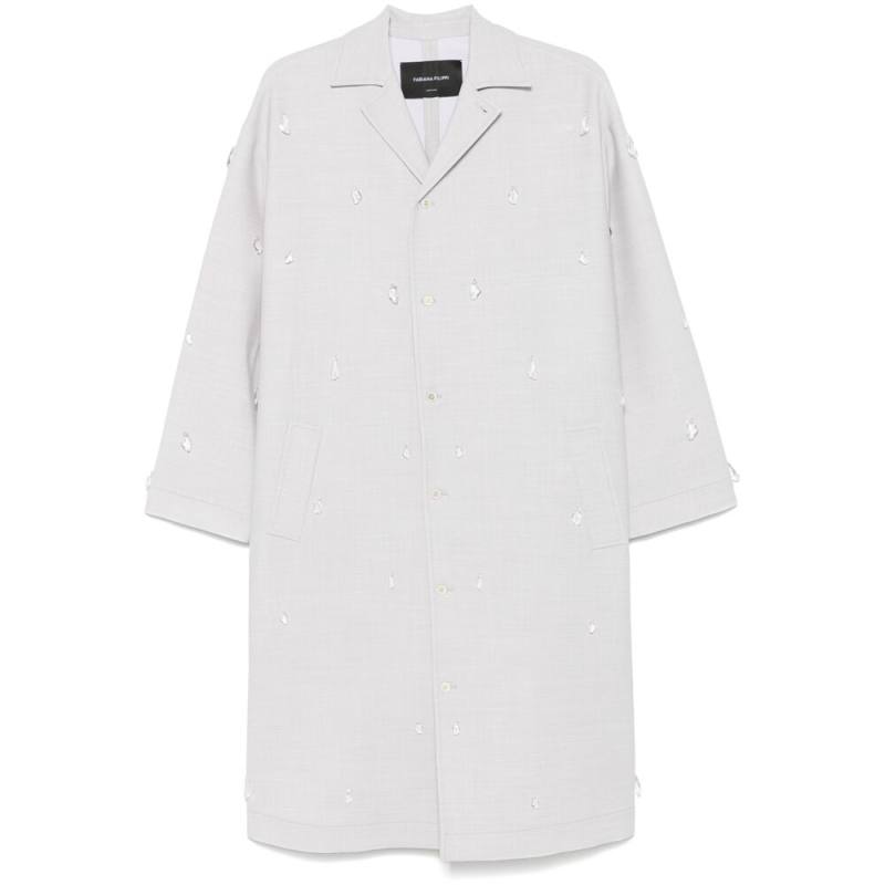 Fabiana Filippi Crystal-embellished Coat