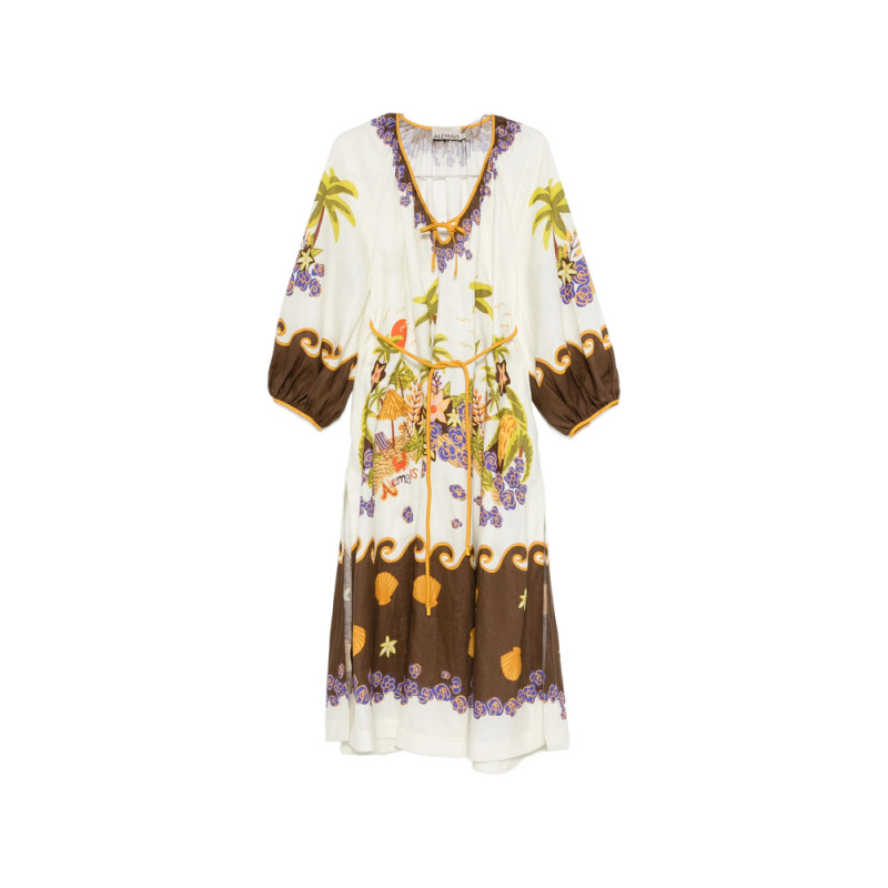 Alemais Island Cove Midi Dress