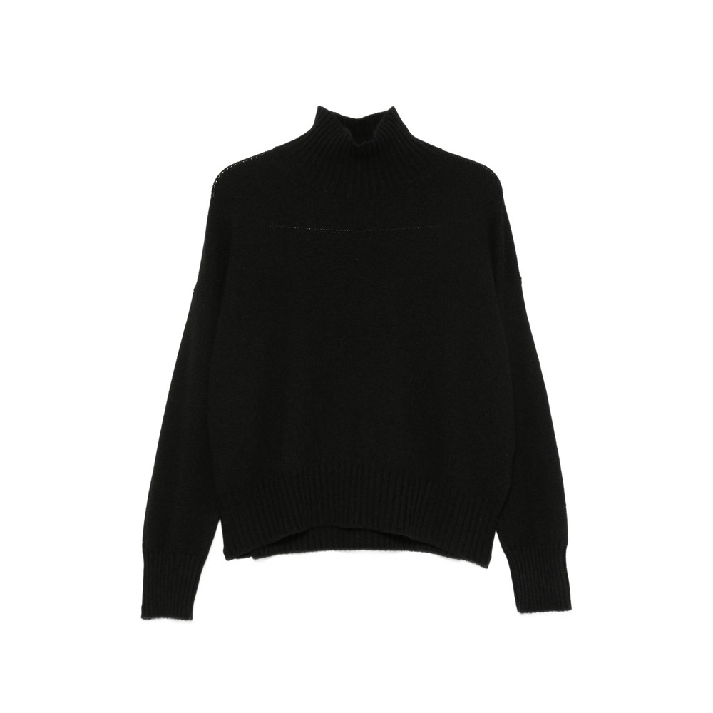 Aragona Roll-neck Ribbed-trim Sweater
